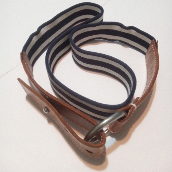 Lauren Ralph Lauren Stretch Belt With Leather Bend Back Buckle XL RARE Women's - Picture 4 of 10